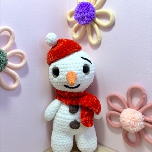Bonhomme de neige fait main