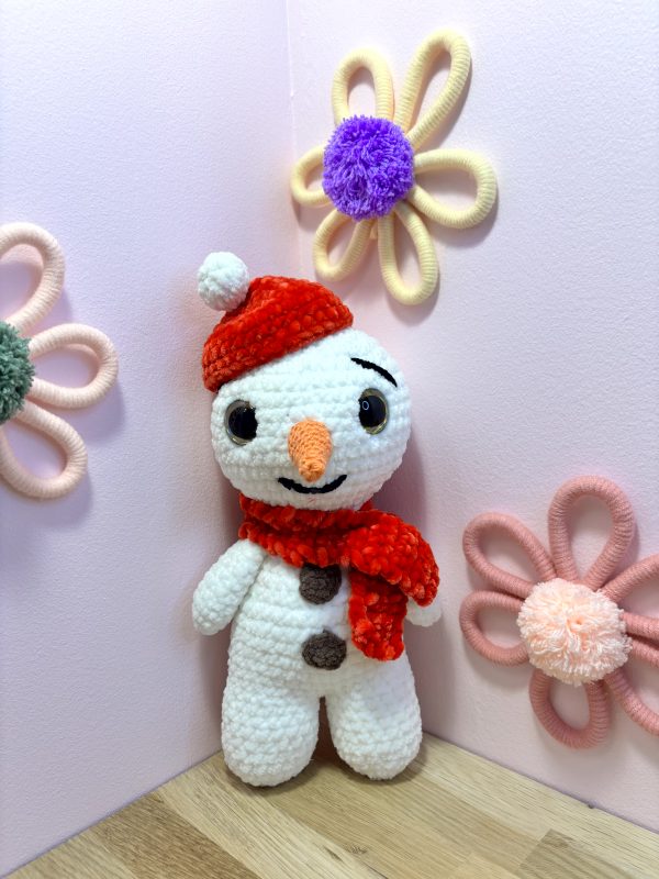 Bonhomme de neige fait main