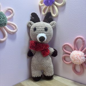 Renne amigurumi fait main