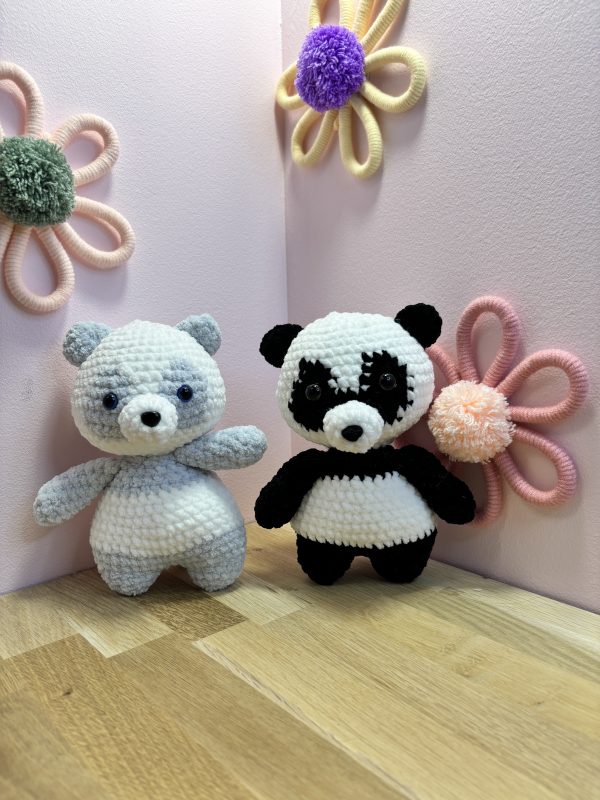 amigurimi panda crochet